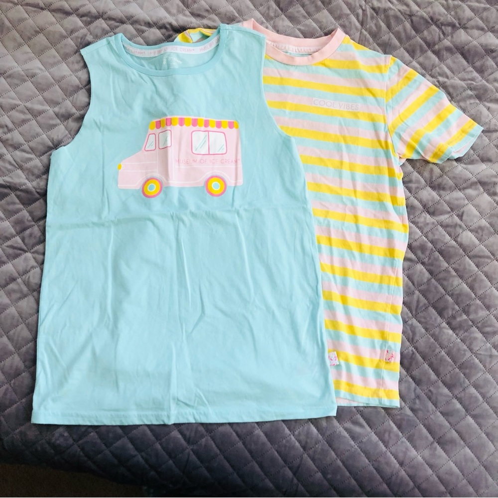 Museum of Ice Cream tees, Two piece bundle